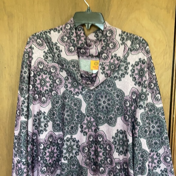 Ruby Rd paisley boho print pullover dress size 2X - Picture 7 of 16